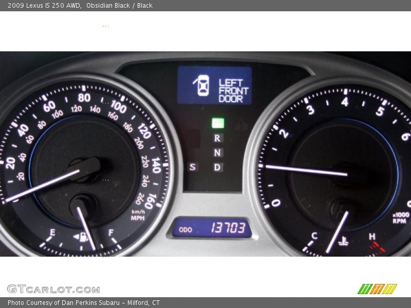 Obsidian Black / Black 2009 Lexus IS 250 AWD