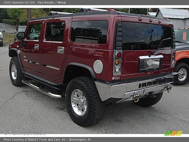 Red Metallic / Wheat 2003 Hummer H2 SUV