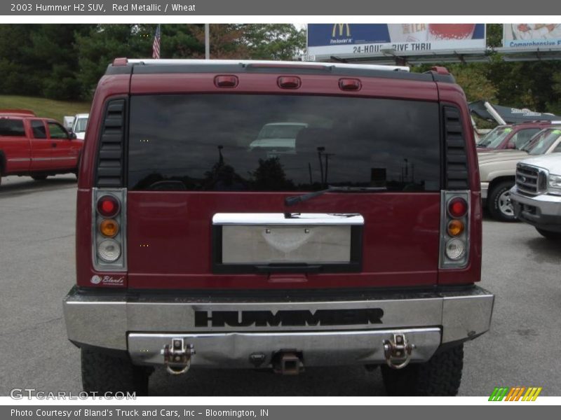 Red Metallic / Wheat 2003 Hummer H2 SUV
