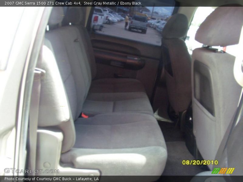 Steel Gray Metallic / Ebony Black 2007 GMC Sierra 1500 Z71 Crew Cab 4x4