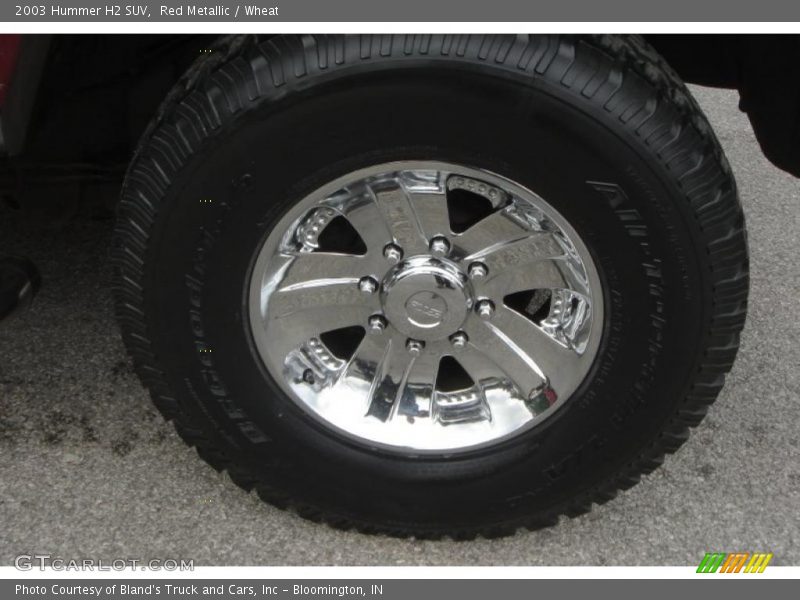 Red Metallic / Wheat 2003 Hummer H2 SUV