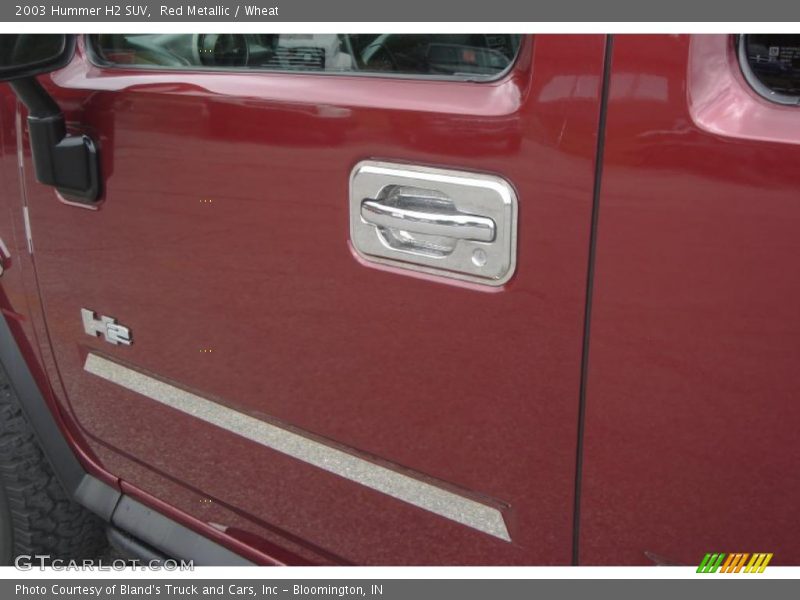 Red Metallic / Wheat 2003 Hummer H2 SUV