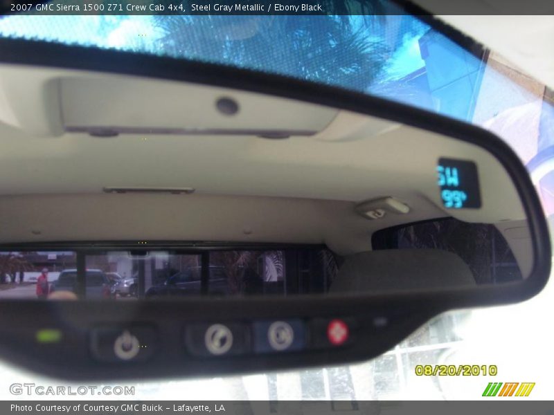 Steel Gray Metallic / Ebony Black 2007 GMC Sierra 1500 Z71 Crew Cab 4x4