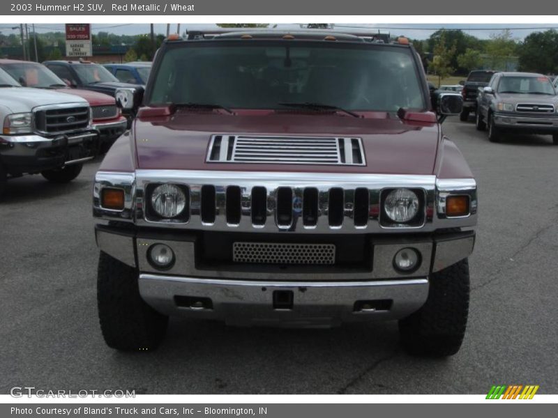 Red Metallic / Wheat 2003 Hummer H2 SUV