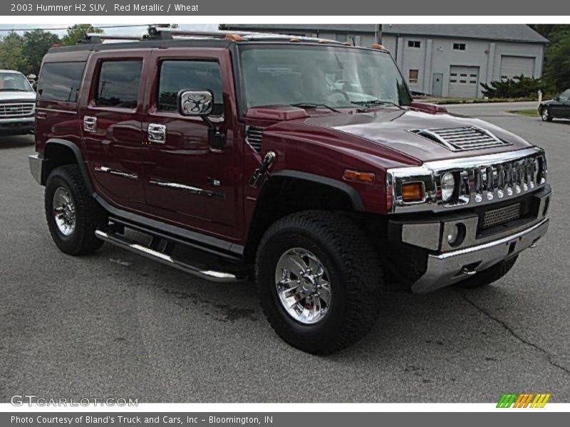 Red Metallic / Wheat 2003 Hummer H2 SUV