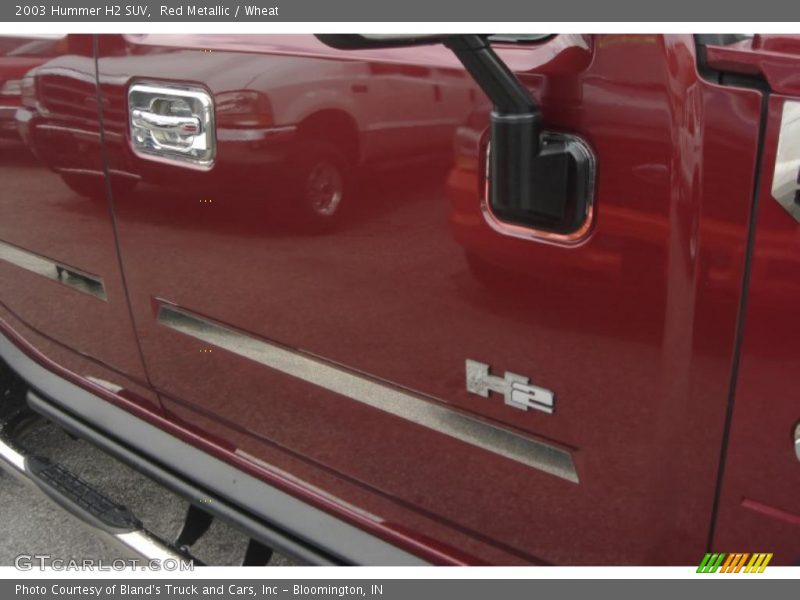 Red Metallic / Wheat 2003 Hummer H2 SUV