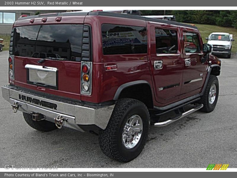 Red Metallic / Wheat 2003 Hummer H2 SUV