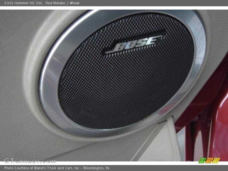 Red Metallic / Wheat 2003 Hummer H2 SUV