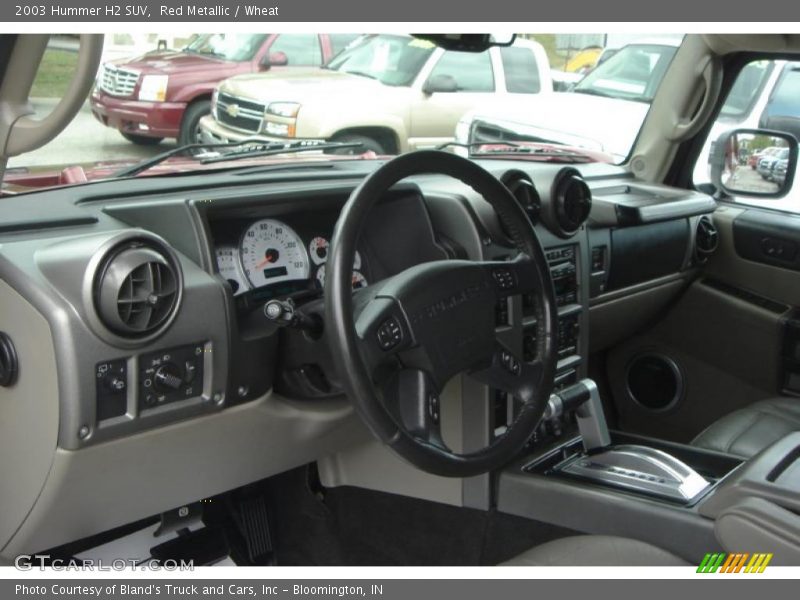 Red Metallic / Wheat 2003 Hummer H2 SUV