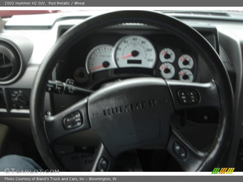 Red Metallic / Wheat 2003 Hummer H2 SUV