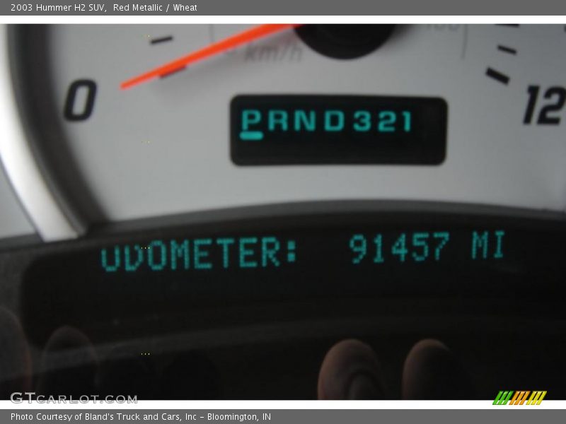 Red Metallic / Wheat 2003 Hummer H2 SUV