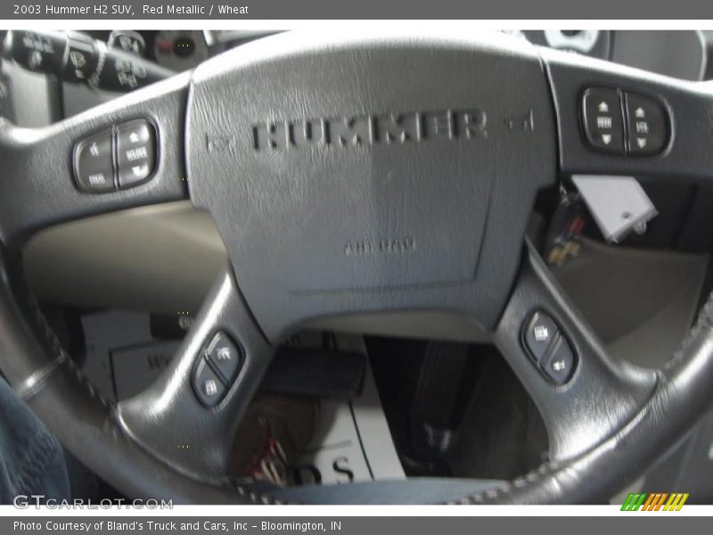 Red Metallic / Wheat 2003 Hummer H2 SUV