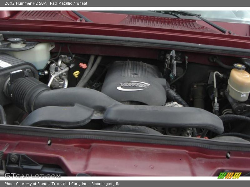 Red Metallic / Wheat 2003 Hummer H2 SUV