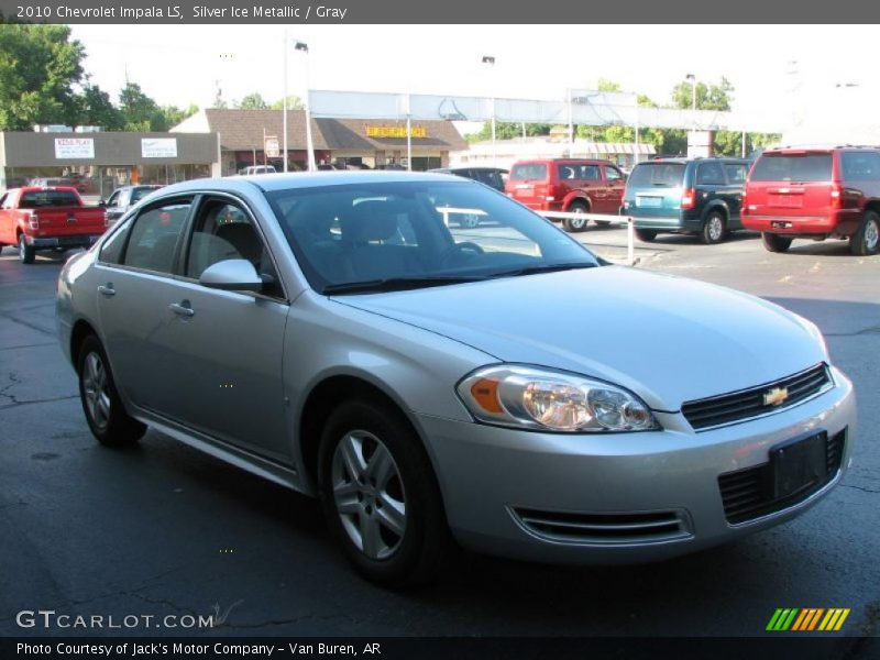 Silver Ice Metallic / Gray 2010 Chevrolet Impala LS