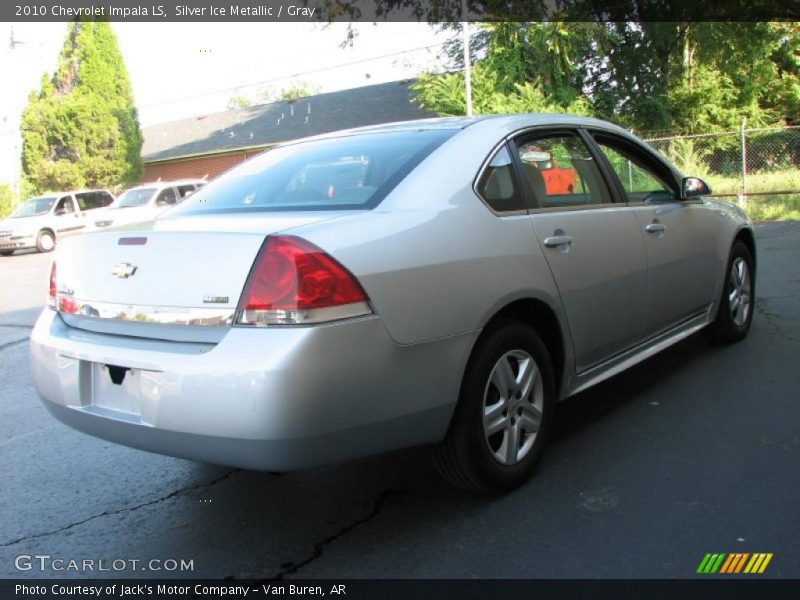 Silver Ice Metallic / Gray 2010 Chevrolet Impala LS