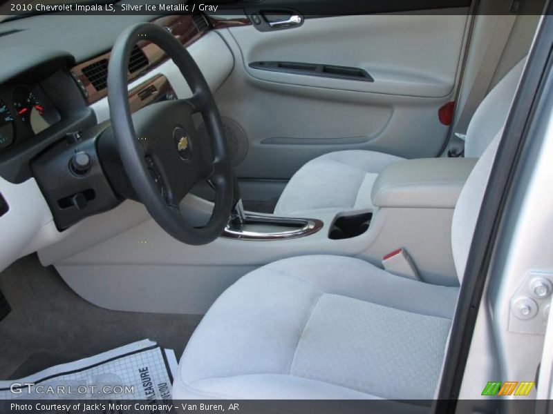 Silver Ice Metallic / Gray 2010 Chevrolet Impala LS