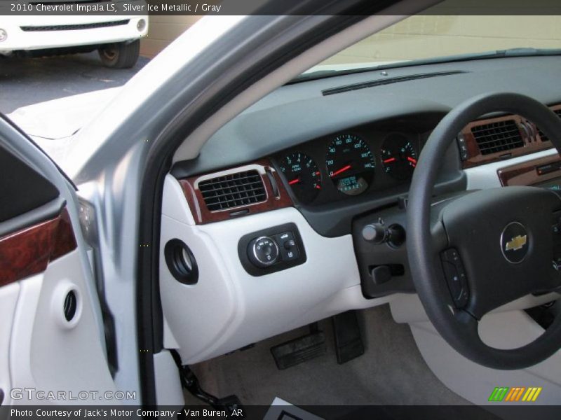 Silver Ice Metallic / Gray 2010 Chevrolet Impala LS
