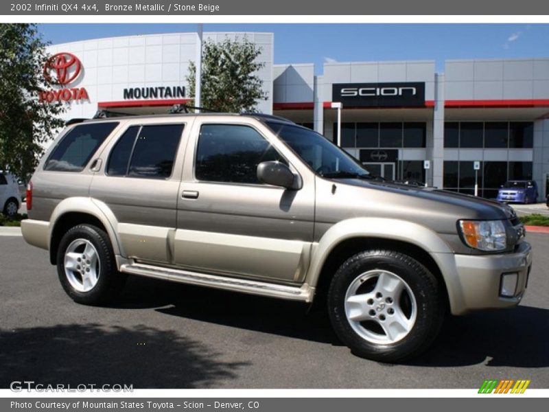 Bronze Metallic / Stone Beige 2002 Infiniti QX4 4x4