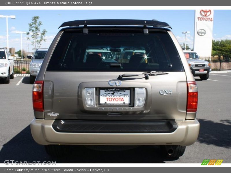 Bronze Metallic / Stone Beige 2002 Infiniti QX4 4x4