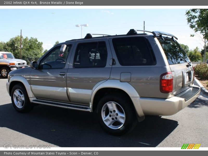 Bronze Metallic / Stone Beige 2002 Infiniti QX4 4x4