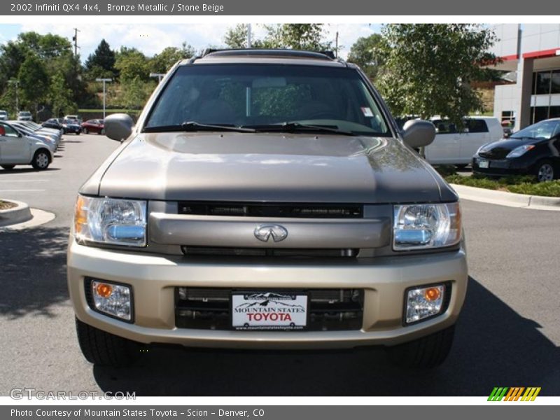 Bronze Metallic / Stone Beige 2002 Infiniti QX4 4x4