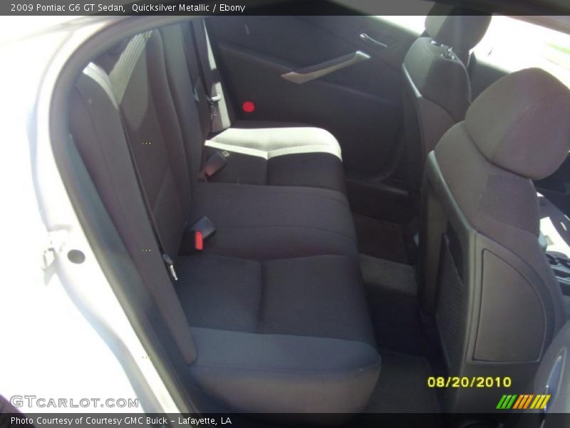 Quicksilver Metallic / Ebony 2009 Pontiac G6 GT Sedan