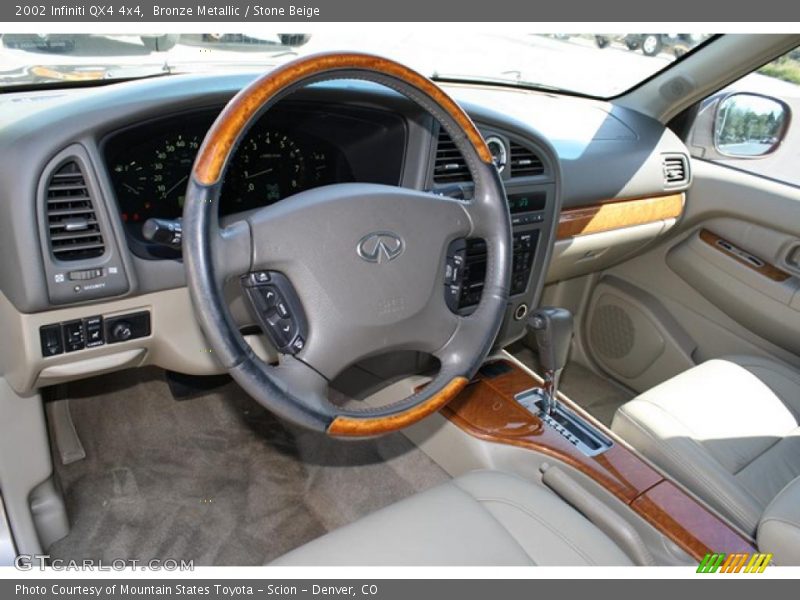 Bronze Metallic / Stone Beige 2002 Infiniti QX4 4x4