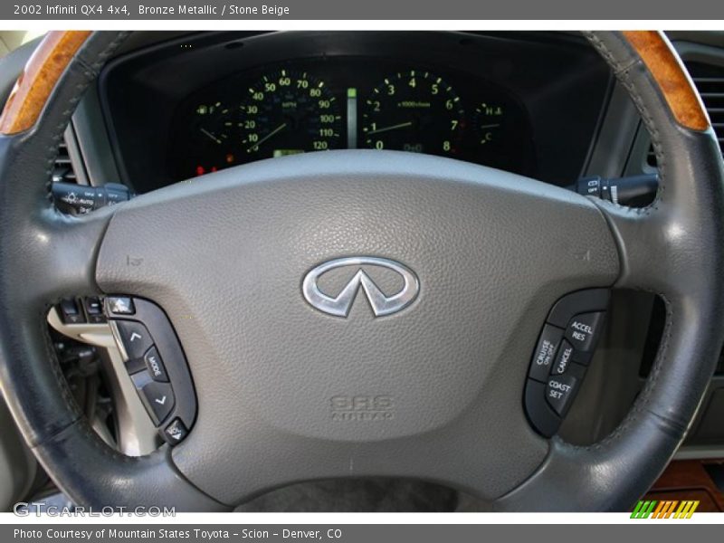 Bronze Metallic / Stone Beige 2002 Infiniti QX4 4x4