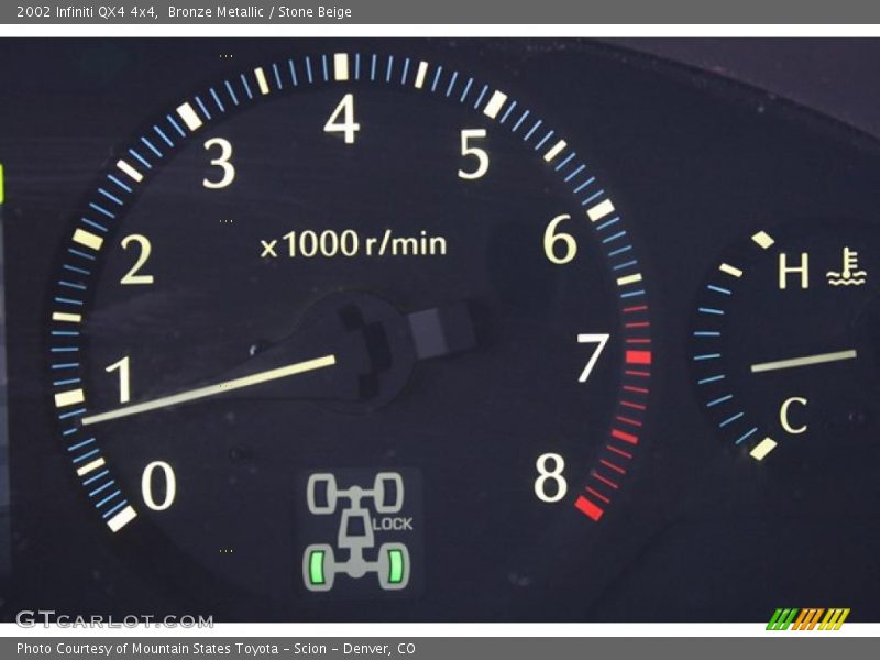 Bronze Metallic / Stone Beige 2002 Infiniti QX4 4x4