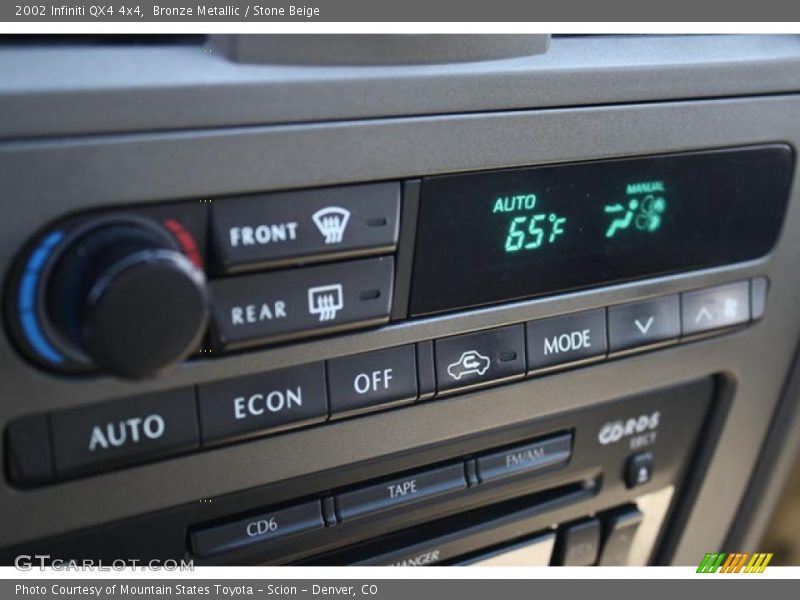 Bronze Metallic / Stone Beige 2002 Infiniti QX4 4x4