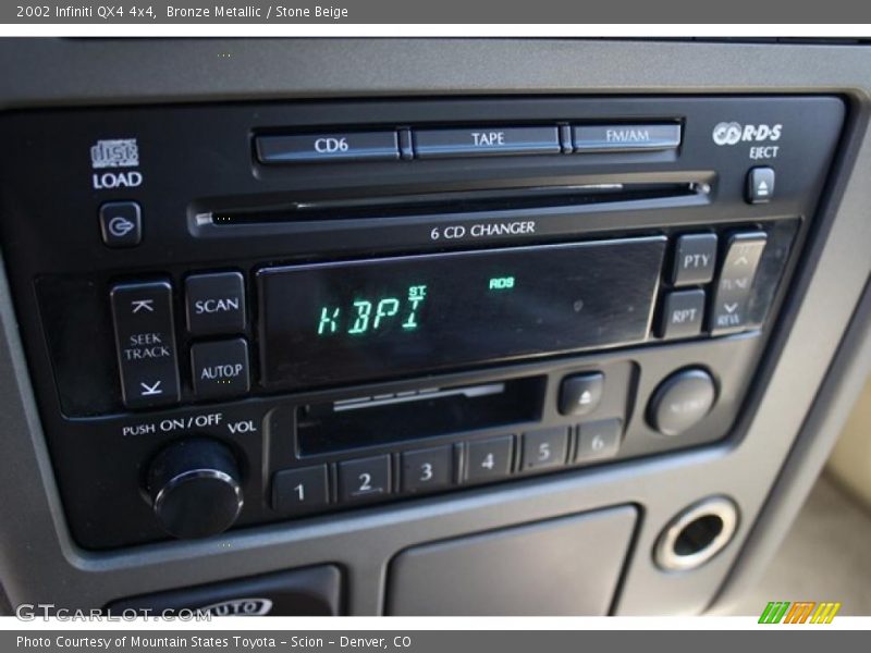 Bronze Metallic / Stone Beige 2002 Infiniti QX4 4x4