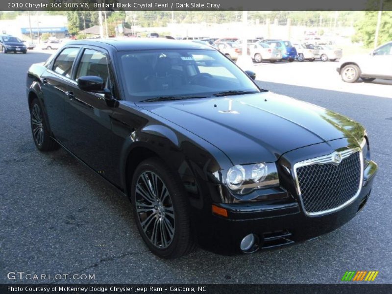 Brilliant Black Crystal Pearl / Dark Slate Gray 2010 Chrysler 300 300S V6