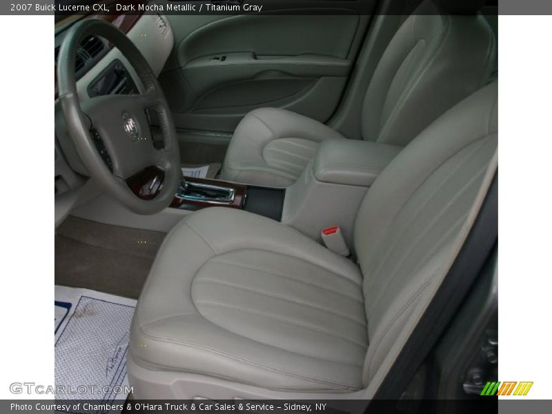 Dark Mocha Metallic / Titanium Gray 2007 Buick Lucerne CXL