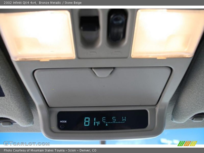 Bronze Metallic / Stone Beige 2002 Infiniti QX4 4x4