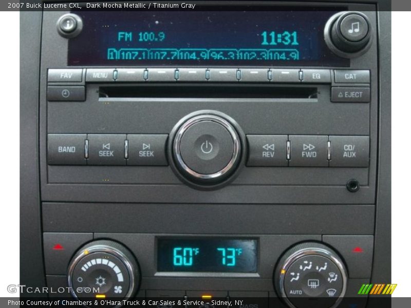 Dark Mocha Metallic / Titanium Gray 2007 Buick Lucerne CXL