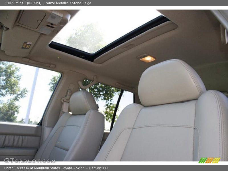 Bronze Metallic / Stone Beige 2002 Infiniti QX4 4x4