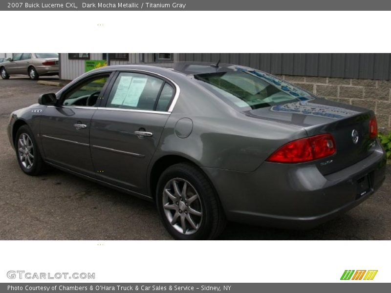 Dark Mocha Metallic / Titanium Gray 2007 Buick Lucerne CXL