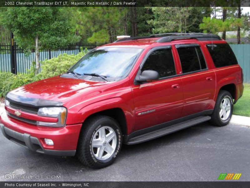 Majestic Red Metallic / Dark Pewter 2002 Chevrolet TrailBlazer EXT LT