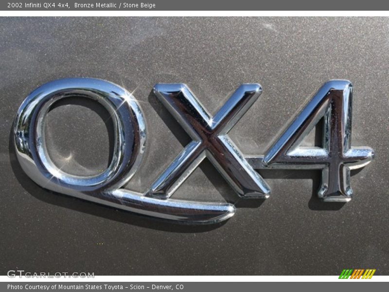 Bronze Metallic / Stone Beige 2002 Infiniti QX4 4x4