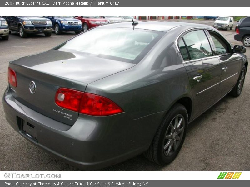 Dark Mocha Metallic / Titanium Gray 2007 Buick Lucerne CXL