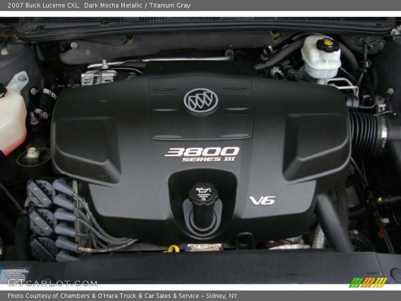 Dark Mocha Metallic / Titanium Gray 2007 Buick Lucerne CXL