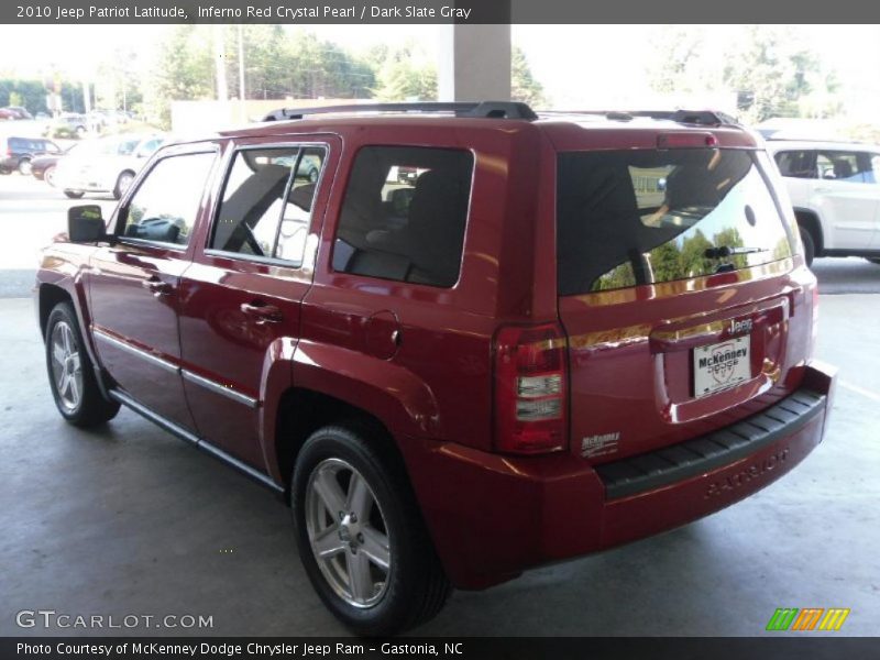 Inferno Red Crystal Pearl / Dark Slate Gray 2010 Jeep Patriot Latitude