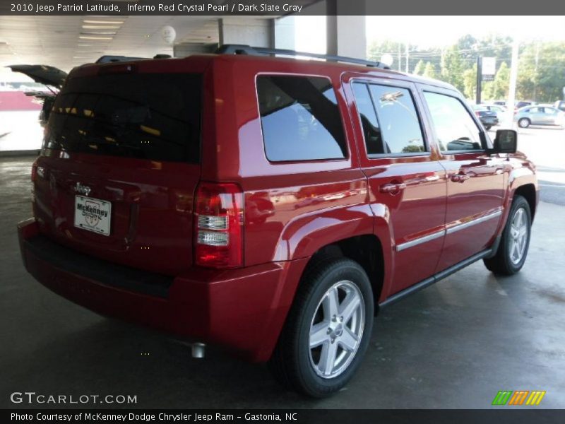 Inferno Red Crystal Pearl / Dark Slate Gray 2010 Jeep Patriot Latitude