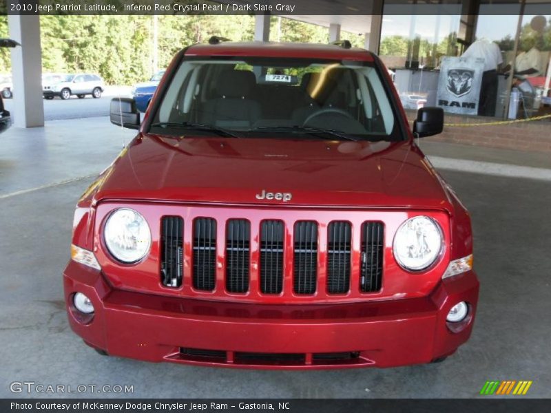 Inferno Red Crystal Pearl / Dark Slate Gray 2010 Jeep Patriot Latitude