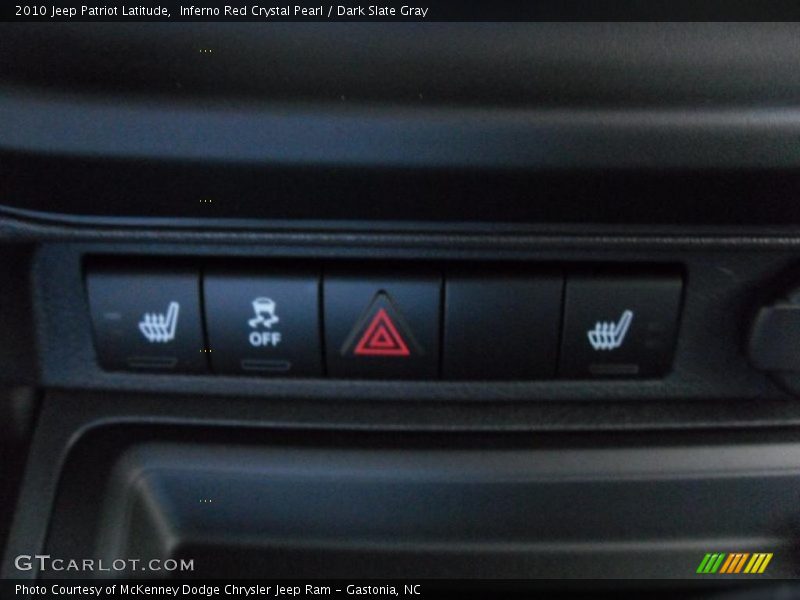 Inferno Red Crystal Pearl / Dark Slate Gray 2010 Jeep Patriot Latitude