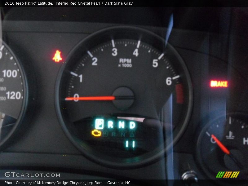 Inferno Red Crystal Pearl / Dark Slate Gray 2010 Jeep Patriot Latitude