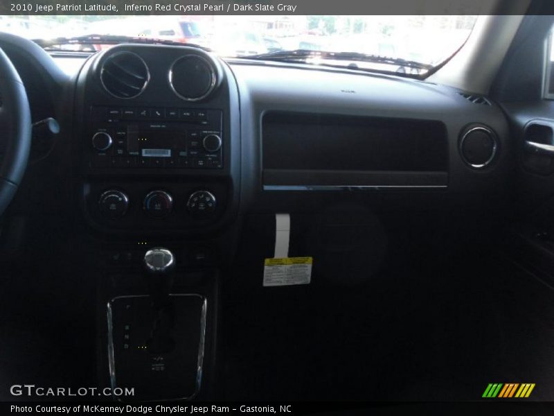 Inferno Red Crystal Pearl / Dark Slate Gray 2010 Jeep Patriot Latitude