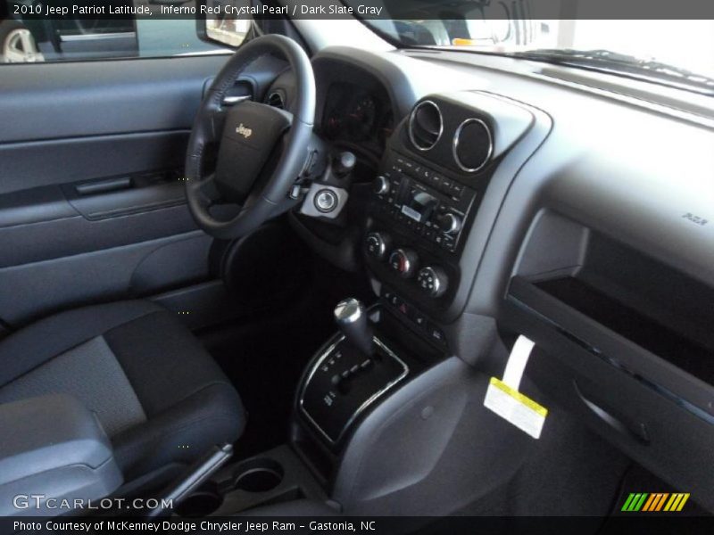 Inferno Red Crystal Pearl / Dark Slate Gray 2010 Jeep Patriot Latitude