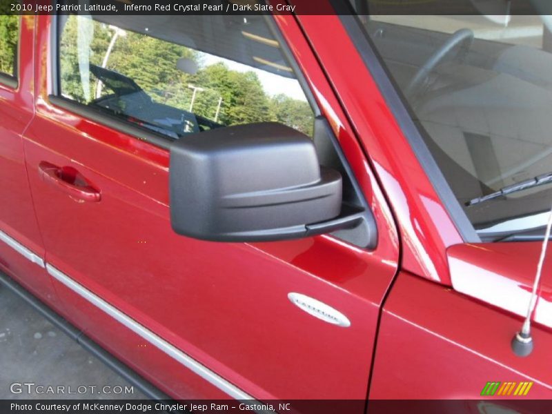 Inferno Red Crystal Pearl / Dark Slate Gray 2010 Jeep Patriot Latitude