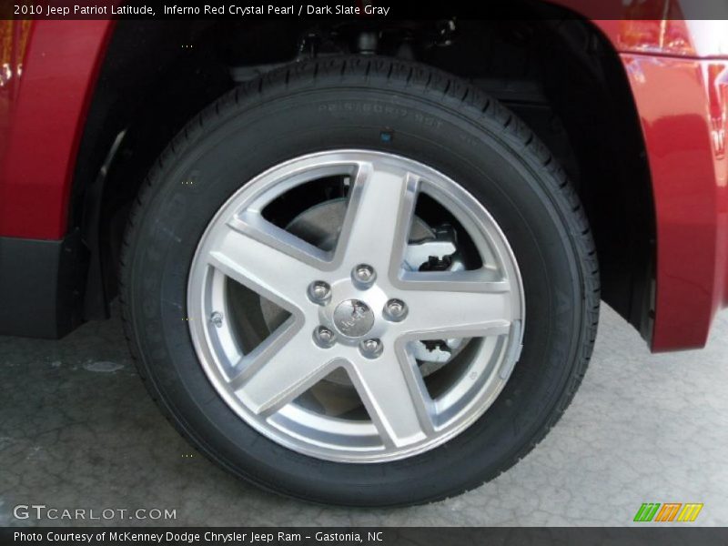 Inferno Red Crystal Pearl / Dark Slate Gray 2010 Jeep Patriot Latitude